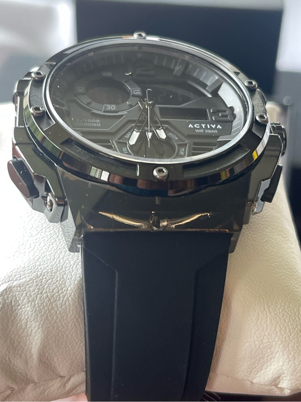 Activa Virtux X Invicta Digital Men's Watch - 51mm. Black (ACW8118-003)